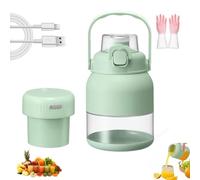 BPA-Free Electric Citrus Juicer & Portable Blender, 28 oz Rechargeable Large-Capacity Bottle with Straw & Two Lids, Smoothie & Fresh Juice Maker for Home, Travel, and On-the-Go (1pcs)