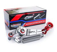 BPA-Racing Motorcycle Chain Slack Adjuster Tool - Innovative Chain Tensioning Tool For Easy, Quick & Precise Chain Slack Adjustment- Slack Setter Tool (Red)