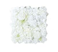 BPABDEITR 1PCS Silk Artificial Flower Wall Panel 38x38cm Multicolor(Wit)