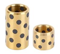 BPABDEITR 2 Pcs Brass Graphite Self-Lubricating Bushing Bearing Multiple Sizes(12x18x12mm)