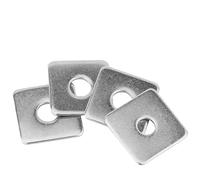 BPABDEITR 304 Stainless Steel Square Plate Washers Silver M14 To M20 Pack Of 10(M16X40X2mm)