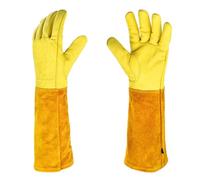 BPABDEITR Gardening Gloves For Rose Pruning Leather Multicolor Multiple Sizes 1 Pair(Unique Colour,S)
