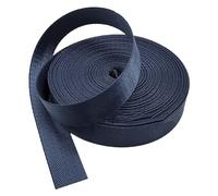 BPABDEITR Heavy Webbing Strap, Nylon Herringbone Webbing Strap 1.5 Inch Width 1mm Thickness Multicolor Multiple Sizes(Navy Blue,5 yard)