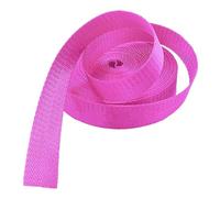 BPABDEITR Heavy Webbing Strap, Nylon Herringbone Webbing Strap 1.5 Inch Width 1mm Thickness Multicolor Multiple Sizes(Rose Red,5 yard)