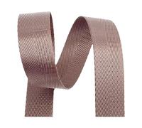 BPABDEITR Heavy Webbing Strap, Nylon Herringbone Webbing Strap 25mm Multicolor Multiple Sizes(Tan,20 yard)