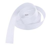 BPABDEITR Heavy Webbing Strap, Nylon Herringbone Webbing Strap 25mm Multicolor Multiple Sizes(Wit,20 yard)