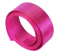 BPABDEITR Heavy Webbing Strap, Nylon Webbing Band Herringbone Tape 25mm Width 5-20 Yard Multicolor(Rose Red,5 yard)