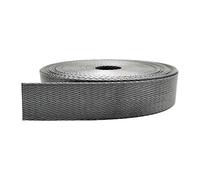 BPABDEITR Heavy Webbing Strap, Nylon Webbing Band Herringbone Twill Strap Multicolor Multiple Sizes(Grijs,38mm/10 yard)