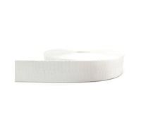 BPABDEITR Heavy Webbing Strap, Nylon Webbing Band Herringbone Twill Strap Multicolor Multiple Sizes(Wit,38mm/10 yard)