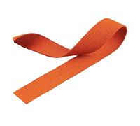 BPABDEITR Heavy Webbing Strap, Polyester Cotton Herringbone Webbing Strap 1 Inch 1.3mm Thickness 5-50 Yards Multicolor(Oranje,20 yard)