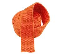 BPABDEITR Heavy Webbing Strap, Polyester Cotton Herringbone Webbing Strap 25mm Wide Multicolor 5-20 Yard(Oranje,10 yard)