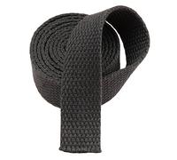 BPABDEITR Heavy Webbing Strap, Polyester Cotton Herringbone Webbing Strap 25mm Wide Multicolor 5-20 Yard(Dark Grey,5 yard)