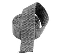 BPABDEITR Heavy Webbing Strap, Polyester Cotton Herringbone Webbing Strap 25mm Wide Multicolor 5-20 Yard(Grijs,20 yard)