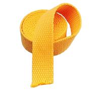 BPABDEITR Heavy Webbing Strap, Polyester Cotton Herringbone Webbing Strap 25mm Wide Multicolor 5-20 Yard(Golden Yellow,5 yard)