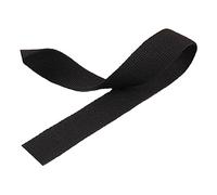 BPABDEITR Heavy Webbing Strap, Polyester Cotton Webbing Tape 20mm Multicolor Multiple Sizes(Black,5 yard)