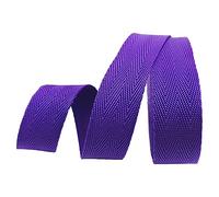 BPABDEITR Heavy Webbing Strap, Polypropylene Webbing Strap 25mm 5 10 20 Yard Multicolor(Purple,10 yard)
