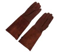 BPABDEITR Long Tube Outdoor Gardening Gloves For Yard Work Light Brown Size 41x15x1cm