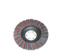 BPABDEITR Polishing Burnishing Wheel Flap Wheels, 1 Piece 4"/4.5”/5" Non-woven Flap Grinding Disc Angle Grinder Wheel For Metal Polishing,blue(Blu)