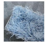 BPABDEITR Shredded Tissue Paper Iridescent Gift Filler Crinkle Cut Multicolor 50-500g(Style E/Sky Blue,100g)