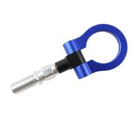 BPABDEITR Trailer Ring Eye Towing Tow Hook, Towing Eye Car Tow Hook M18x2.5 Thread Circular/Triangle Fold Multicolor(Blue-01)