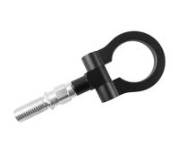 BPABDEITR Trailer Ring Eye Towing Tow Hook, Towing Eye Car Tow Hook M18x2.5 Thread Circular/Triangle Fold Multicolor(Black)