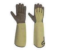 BPABDEITR Women's Elbow Length Gardening Gloves Multiple Sizes For Digging Planting Pruning(L)