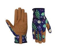 BPABDEITR Women's Microfiber Leather Gardening Gloves For Weeding Digging Planting Pruning Working