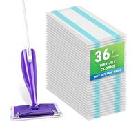 Bpbdzz Disposable Wet Mop Pad Refills for Swiffer, 36 Count