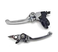 BPBHFFNMW clutchhandle Folding Motorcycle Brake Clutch Lever Set Uitable for Most Motorcycles Black Chrome Rear Motorcycle Accessories Clutch Lever(Color2)