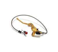 BPBHFFNMW clutchhandle for 125CC-250CC Vertical Engine Motorcycle Aluminum 1200mm Hydraulic Clutch Lever Master Cylinder Knitting Oil Hose Clutch Lever(Gold 1200mm)