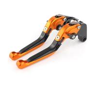 BPBHFFNMW clutchhandle Motorcycle Adjustable Extendable Brake Clutch Levers for Ducati 748 SP for 750 SS for Multistrada 620 Decorate Accessories Clutch Lever(Black and Orange)