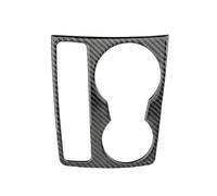 BPBZUTUMDZ Carbon Fiber Center Console Water Cup Holder Cover Trim Accessories Tools Fit For Audi A4 B8 A5 2009 2010 2011 2012 2013 2014 2015