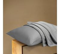 BPC 100% Mulberry Silk Pillowcase Set of 2, King Size Silk Pillow Cases for Hair and Skin, Silky Smooth Bed Pillow Cover with Hidden Zipper, for Women Men (20x36, Frost Gray)