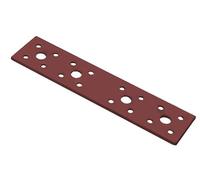 BPC Fixings Dual Coated Flat Bracket 10-Piece Set, 180 mm Length x 40 mm Width