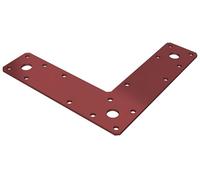 BPC Fixings Dual Coated 'L' Bracket 10-Piece Set, 150 mm Length x 150 mm Width x 37 mm Height