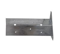 BPC Fixings Galvanised Arris Rail Bracket 8-Piece Set, 300 mm Long