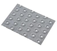 BPC Fixings Galvanised Hand Nail Plate 20-Piece Set, 150 mm Length x 80 mm Width, Silver