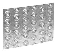 BPC Fixings Galvanised Hand Nail Plate 20-Piece Set, 200 mm Length x 150 mm Width, Silver