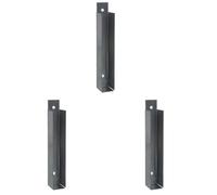 BPC Fixings Gravel Board Clip 2-Piece Set, 25 mm Length x 150 mm Height (Pack of 3)