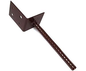 BPC Fixings Heavy Duty Post Support, 75 mm Length x 75 mm Width x 220 mm Height, Brown