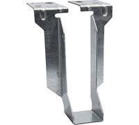 BPC Fixings Single Piece Timber to Masonry Joist Hanger 4-Piece Set, 225 mm Length x 100 mm Width