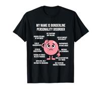 BPD Awareness EUPD Warrior Borderline Personality Disorder T-Shirt