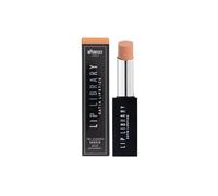 BPerfect Lip Library Lipstick - Long Lasting Satin Lipstick Infused with Jojoba Oil, Shade Hooked (Warm Brown Nude)