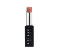BPerfect Lip Library Lipstick - Long Lasting Satin Lipstick Infused with Jojoba Oil, Shade Villain, Deep Pink Nude