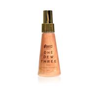 BPerfect One Dew Three - Golden Shimmer Setting Spray - Multi-Use Prep, Set & Refresh Mist with Vitamin E, Aloe Vera & Cucumber Extract - 100ml