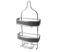 BPIL Pisces 3 Tier Chrome Shower Caddy, Bathroom & Kitchen Hanging Organizer, Space-Saving Storage Rack for Toiletries, Shampoo, and Spices, Wall-Mounted, Rust-Resistant Design