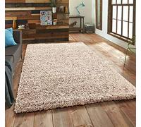 BPIL Unique Modern Large Small Non-Shedding Shaggy Rugs Soft Thick Pile Rectangle Ivory/Cream Color Rug (80x150cm)