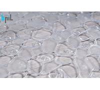 BPIL Vinyl Non-Slip Bathtub Mat Anti-Bacterial Shower Mat,Extra Long,100*40CM/16''*38'', Powerful Suction Cup Gripping,Machine Washable, Phthalate free, Latex Free(Clear) (36X69CM)