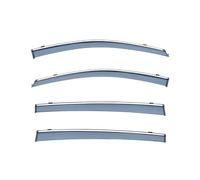 BPILOT 4 Pieces Front and Rear Wind Deflectors for NISSAN ARIYA FE0 2022 2023 2024 Rain Deflector Sun Visors Rain Shield Wind Shield Accessories