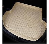 BPILOT Tailored Car Leather Boot Liner, for Jaguar F-Type Coupe 2013-2021 Non-Slip Durable Waterproof Trunk Mat Carpets,6/Beige
